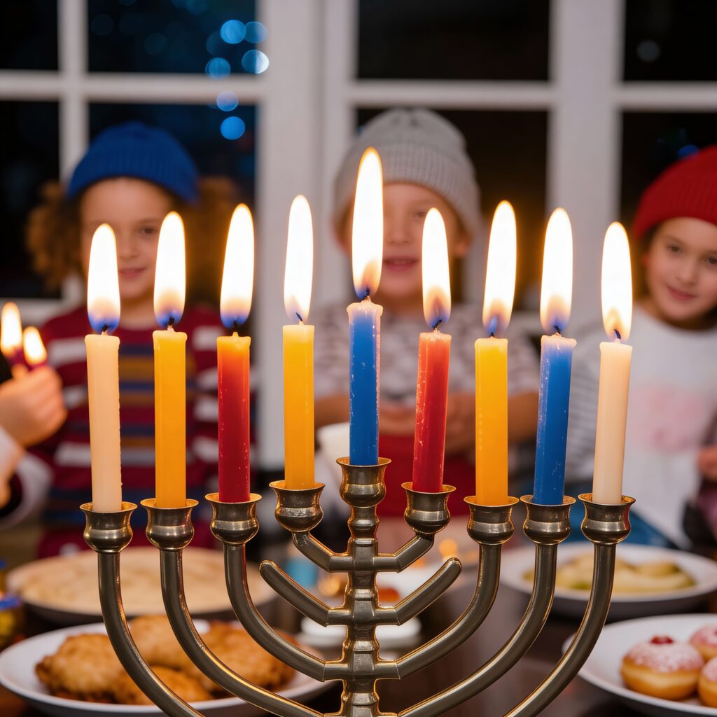 מסיבת חנוכה עם ילדים